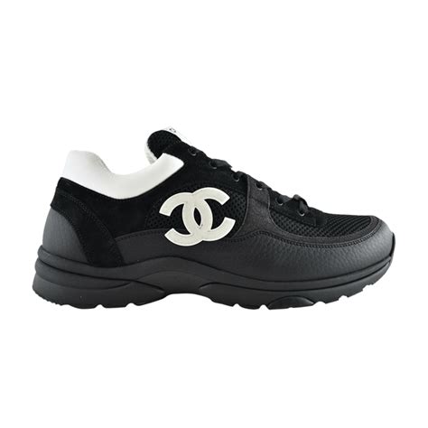 chanel black and white slippers